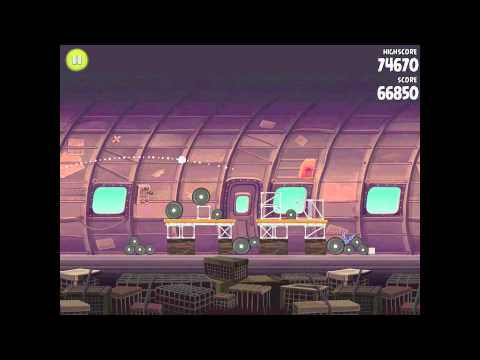 Angry Birds Rio Level 13 (11-13) Smugglers Plane Walkthrough 3 Star