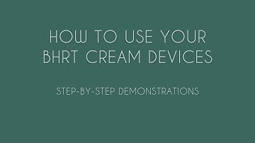 BHRT Devices: TOPI-CLICK®, PERL, MEGAPUMP, SYRINGE