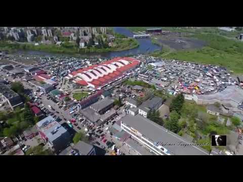 Zestafoni with a bird's eye view 2 (ფრენა ზესტაფონის თავზე 2) 4K