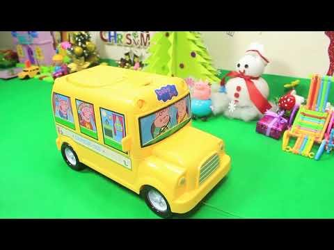 Subin TV : Peppa Pig Full Episodes Compilation Peppa Pig and Friends Playing Slider in Toy City