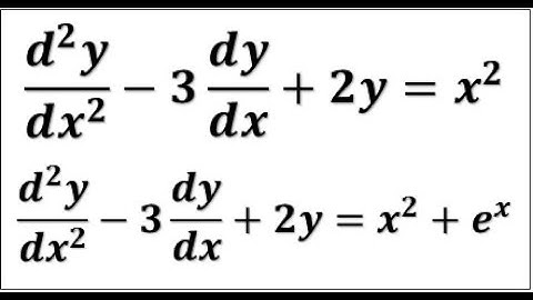 Solution of ODE by Method of Undetermined Coefficients.