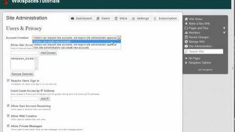 Wikispaces Private Label: Site Permission Settings