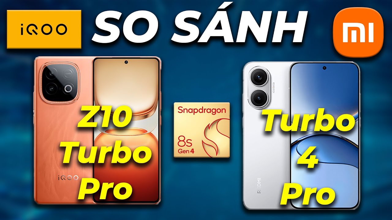So sánh Z10 Turbo Pro vs Turbo 4 Pro: Snapdragon 8sGen 4 chiến game mạnh nhất trong tầm giá 6 triệu?