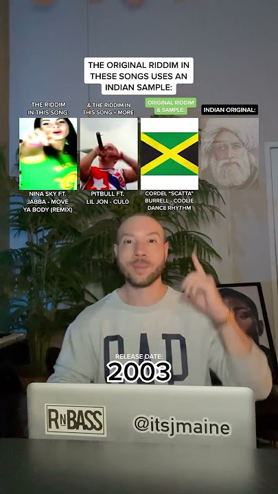The Original Riddim In These Songs Uses An Indian Sample: Pitbull, Etc “Coolie Dance Riddim” #shorts