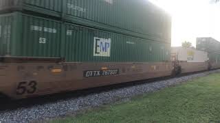 FEC train 105 passes Stuart Florida 9/13/21