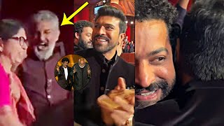 NTR, Ram Charan and SS Rajamouli Emotional Moments After Winning Oscar Award | Daily Culture