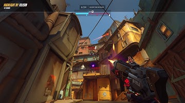 Hacking Doomfist mid-punch, with bonus terrible aim
