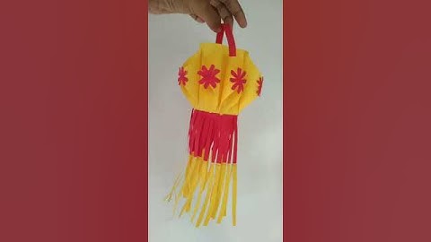 Paper Lantern | Vesak Lantern With Paper #shorts#