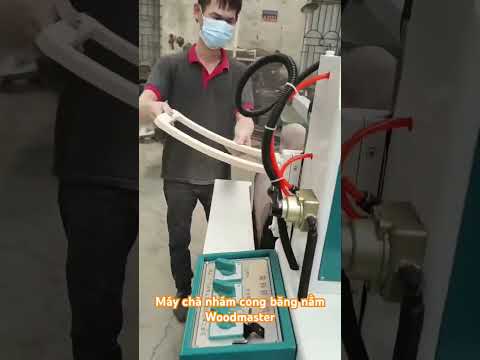 Máy chà nhám cong băng nằm Woodmaster