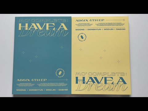 AB6IX HAVE A DREAM サイン入りデコレーションアルバム