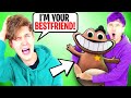 LANKYBOX IGNORING BEST FRIEND FOR 24 HOURS!? (FUNNIEST CHALLENGE EVER!)