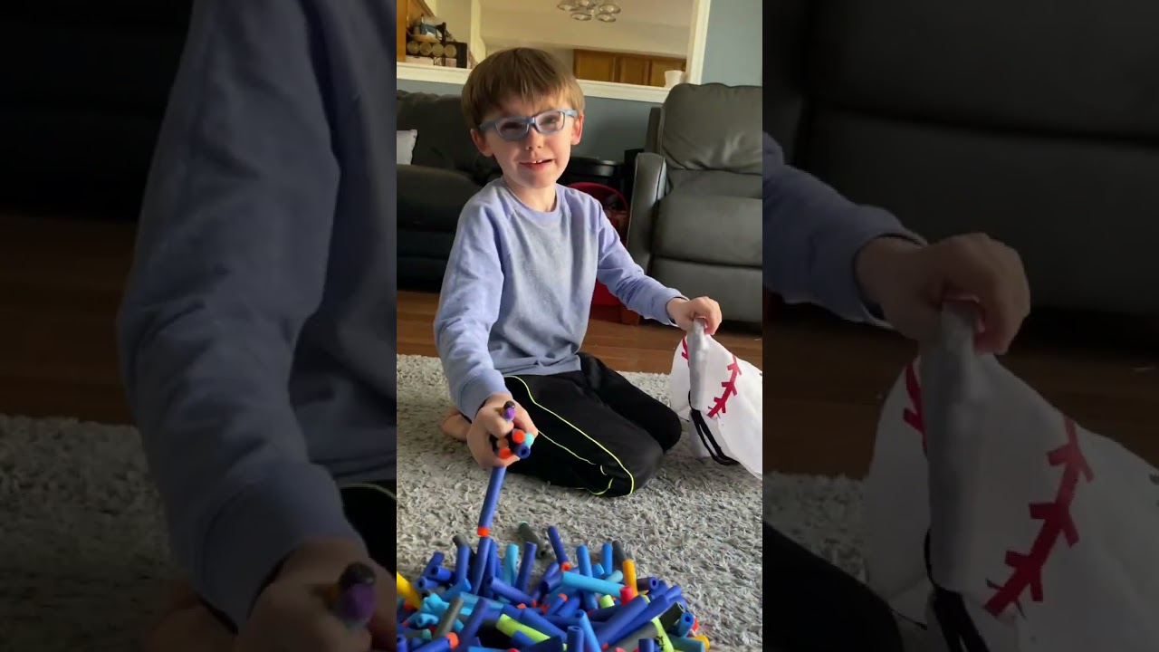 April 4, 2022 Grayson getting ready for his play date.