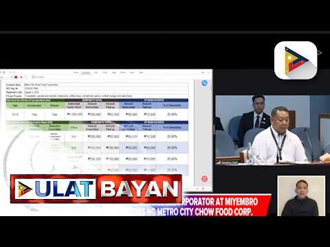VP Duterte, nanatili umanong incorporator at miyembro ng Board of Directors ng Metro City Chow...