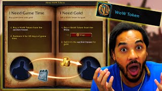 WoW TOKENS Are HERE! Buy Gold or Buy Game Time In Wrath Classic