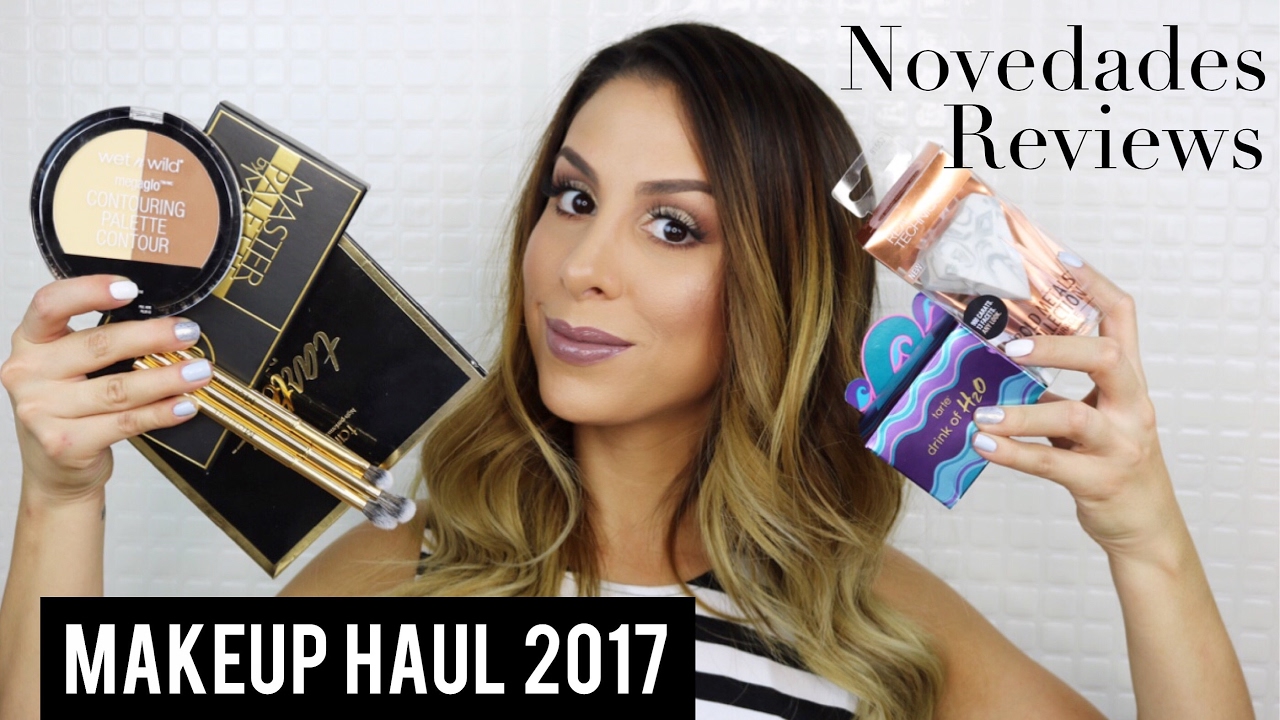★ SÚPER HAUL DE MAQUILLAJE 2017 ★ PRODUCTOS NUEVOS + REVIEWS!
