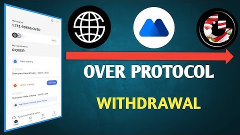 Over Protocol Withdrawal Process On Mexc & Gate io | Bangla Tutorial