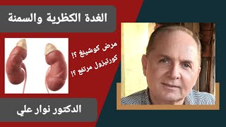 العلاقة بين الغدة الكظرية والسمنة  وهل يسبب العلاج بالكورتيزون سمنة أو بدانة ⁉️