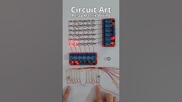 Circuit Art Wiring for LED Relay Matrix