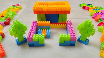 Satisfying DIY House ASMR/ Building Blocks/block game/Lego building fun #asmr#buildingblocks#lego