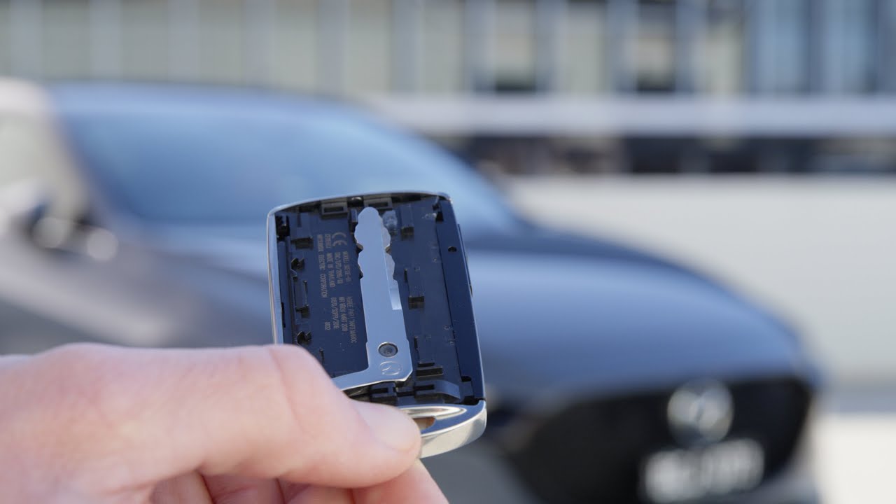How to Start Mazda 3 and CX-30 When The Smart Key Battery Is Dead - YouTube
