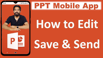 How to Edit PPT PPT PowerPoint File in Mobile || Save & Share to Whatsapp