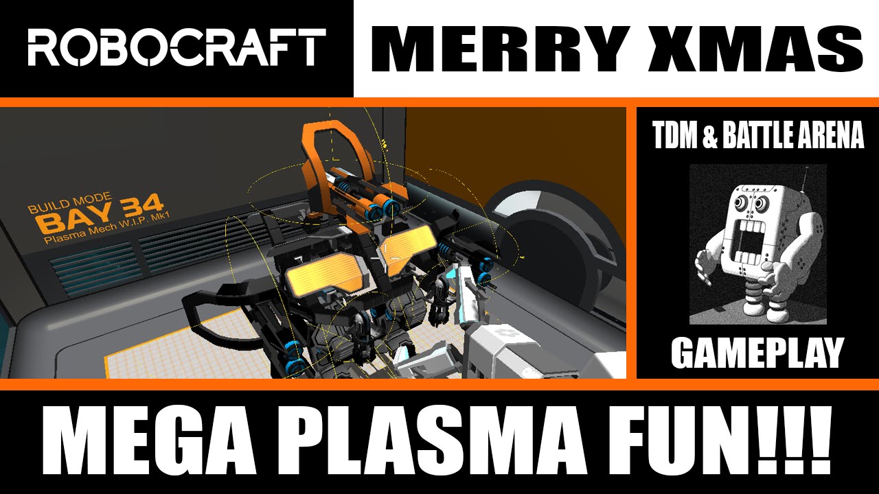 Robocraft Full Spectrum Combat - Merry Xmas Mega Plasma Fun!!! (^-^)