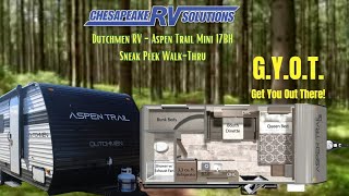 Chesapeake RV Solutions - Dutchmen RV Manufacturing 2025 Aspen Trail Mini 17BH Sneak Peek Walk-Thru
