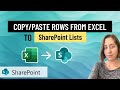 How to bulk import data from excel to a sharepoint list the fast and easy way