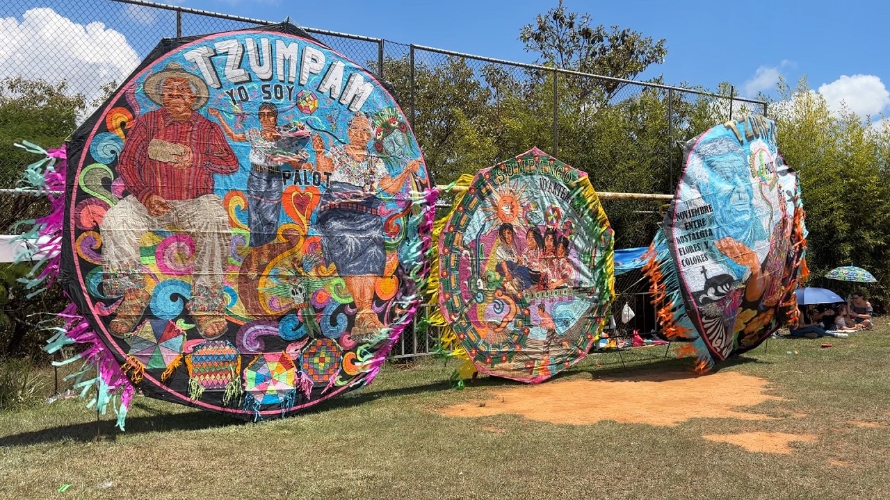 Arte y tradición de Guatemala brillaron en el Festival de Papalotes en Pérez Zeledón
