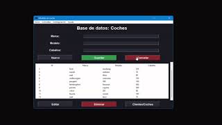 Aplicación de escritorio Python, Tkinter y SQLite