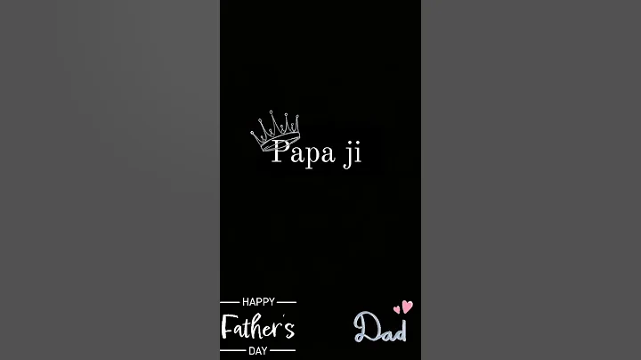 papa ji status video 📸📷. happy father's day status video 📷.      father love 💕😘.    #papa #father