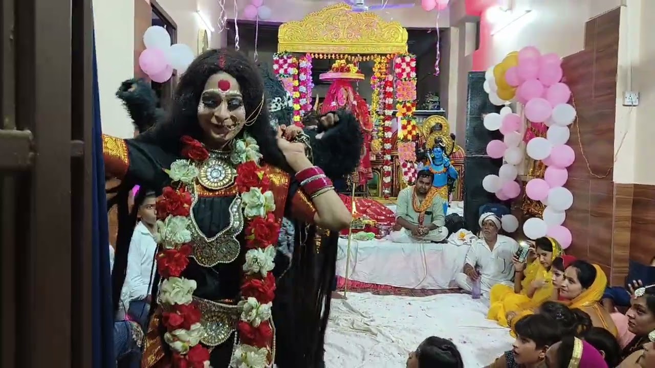 काली माता जी बहुत सुंदर झांकी