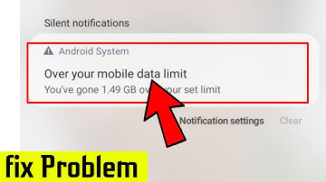 Samsung || Probleem met meldingen over uw mobiele datalimiet