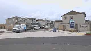 Build-to-rent homes under construction in Rancho Cordova