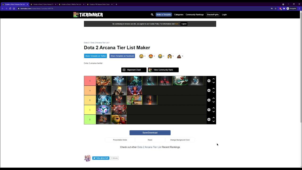 Top Dota 2 Arcana Tier Rankings — Eightify