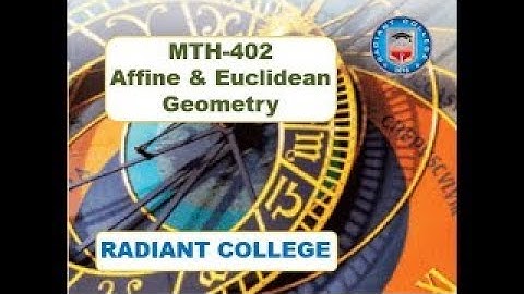 Mth-402 Affine & Euclidean Geometry Lec 3 Cevas Theorem 1