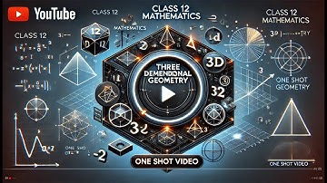 CBSE Klas 12 || Wiskunde || Driedimensionale Geometrie || Animatie || in het Engels