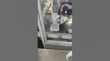 Máy in và dán nhãn bằng hệ thống roller  #printer #applicator #automaticlabeler