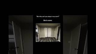 Why I can’t sleep in my friends bedroom #shorts #fnaf #fyp