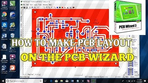 How to make pcb layout on the pcb wizard