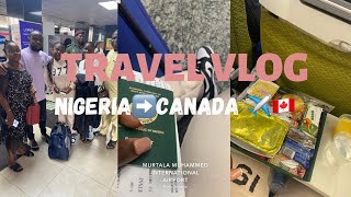 Travel with me from Nigeria 🇳🇬 to Canada 🇨🇦|Ethiopian Airline|