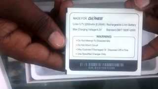 Gionee G3 Gpad Unboxing and review
