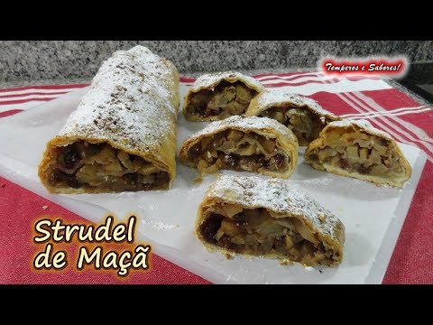 Vídeo: Muito Delicado E Delicioso Strudel De Maçã