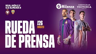 RUEDA DE PRENSA | J26 Real Jaén C.F 1 - 0 U.D Almería B