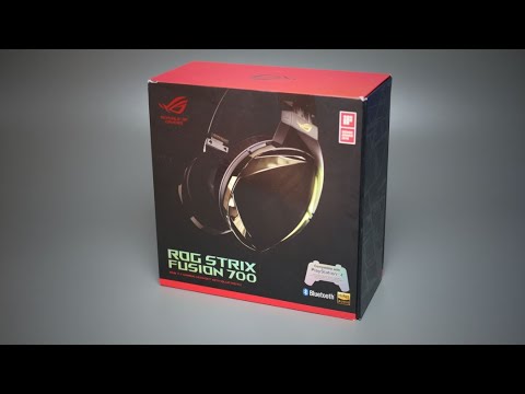 Unboxing | Asus ROG Strix Fusion 700 - Virtual 7.1 Hi-Res Wireless Gaming Headset