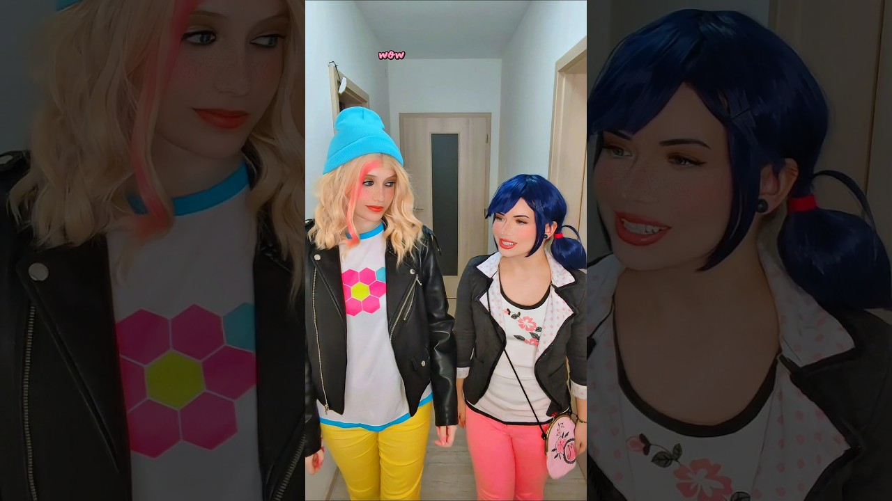 You helped me change | Zoé & Marinette @nikkihatsunecosplay #miraculous #cosplay #shorts