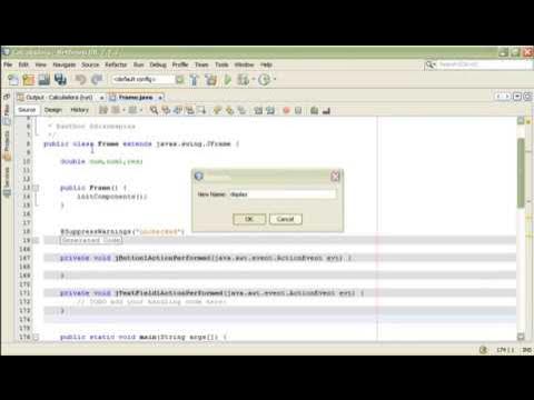 Calculadora Bàsica Java NetBeans Parte 1 - YouTube