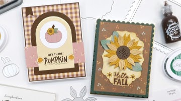 2 EASY Fall Card Ideas You