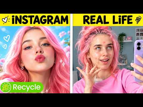 Instgram VS Real Life. Funny Situations about Girls