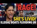 British Asian Woman LOSES IT on Live TV: 'Send These Illegals BACK NOW!'